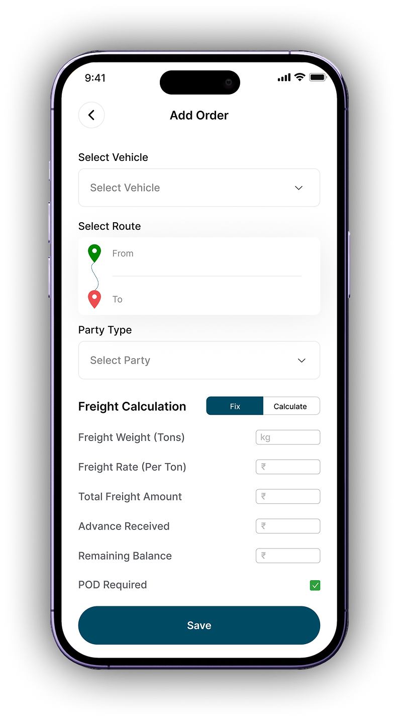 Add truck driver